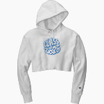 Moanalua Na Menehune <span class="pdp-name-mascot">Moanalua Menehunes</span> Champion Women's Reverse Weave Cropped Cut-Off Hooded Sweatshirt Front Thumbnail