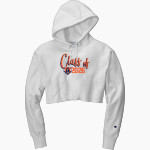 Union Bears <span class="pdp-name-mascot">Union Bears</span> Champion Women's Reverse Weave Cropped Cut-Off Hooded Sweatshirt Front Thumbnail