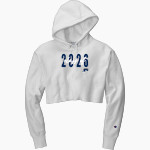 PASQUOTANK COUNTY HIGH SCHOOL PANTHERS <span class="pdp-name-mascot">PASQUOTANK COUNTY PANTHERS</span> Champion Women's Reverse Weave Cropped Cut-Off Hooded Sweatshirt Front Thumbnail