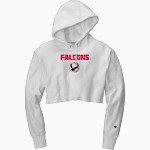 Maui Waena Intermediate Falcons <span class="pdp-name-mascot">Maui Waena Intermediate Falcons</span> Champion Women's Reverse Weave Cropped Cut-Off Hooded Sweatshirt Front Thumbnail