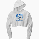 UAH Chargers <span class="pdp-name-mascot">University of Alabama Chargers</span> Champion Women's Reverse Weave Cropped Cut-Off Hooded Sweatshirt Front Thumbnail