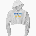 BELLWOOD-ANTIS HIGH SCHOOL BLUE DEVILS <span class="pdp-name-mascot">BELLWOOD - ANTIS BLUE DEVILS</span> Champion Women's Reverse Weave Cropped Cut-Off Hooded Sweatshirt Front Thumbnail