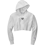 Trinity Waconia Tigers <span class="pdp-name-mascot">Trinity Wachovia Tigers</span> Champion Women's Reverse Weave Cropped Cut-Off Hooded Sweatshirt Front Thumbnail