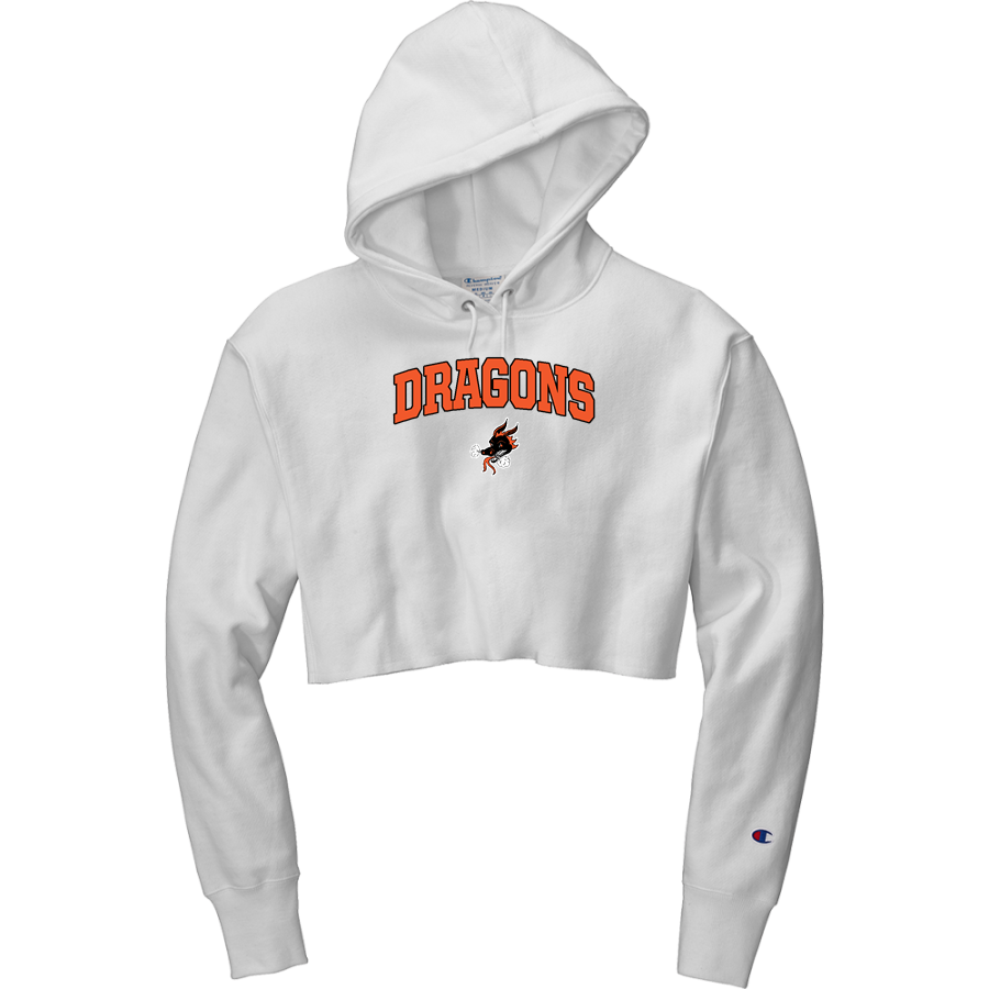 DALLAS HIGH SCHOOL DRAGONS <span class="pdp-name-mascot">DALLAS DRAGONS</span> Champion Women's Reverse Weave Cropped Cut-Off Hooded Sweatshirt