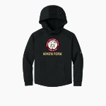 KING'S FORK HIGH SCHOOL BULLDOGS <span class="pdp-name-mascot">KINGS FORK BULLDOGS</span> Richardson Youth Charge Performance Fleece Long Sleeve Hoodie Front Thumbnail