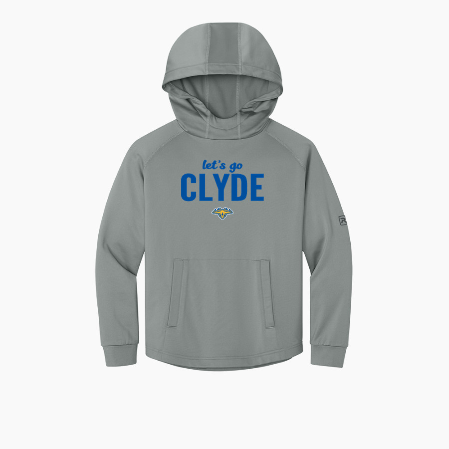 CLYDE HIGH SCHOOL FLIERS <span class="pdp-name-mascot">CLYDE FLIERS</span> Richardson Youth Charge Performance Fleece Long Sleeve Hoodie