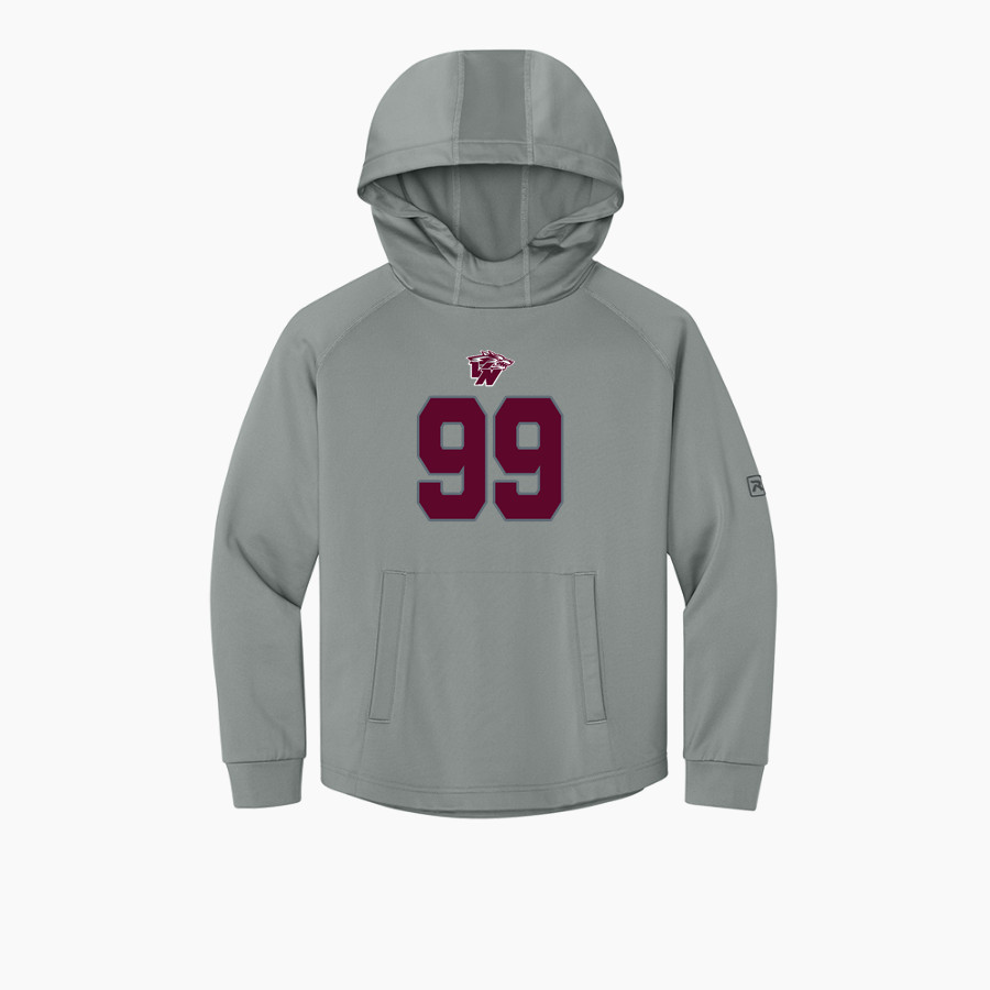 VAN NUYS HIGH SCHOOL WOLVES <span class="pdp-name-mascot">VAN NUYS WOLVES</span> Richardson Youth Charge Performance Fleece Long Sleeve Hoodie