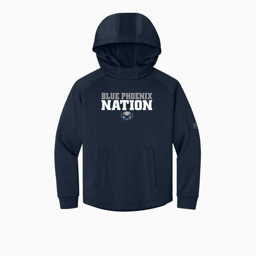 STEM Innovation Academy of the Oranges we rise together <span class="pdp-name-mascot">STEM Phoenix</span> Richardson Youth Charge Performance Fleece Long Sleeve Hoodie