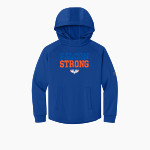 VOLUNTEER HIGH SCHOOL FALCONS <span class="pdp-name-mascot">VOLUNTEER FALCONS</span> Richardson Youth Charge Performance Fleece Long Sleeve Hoodie Front Thumbnail