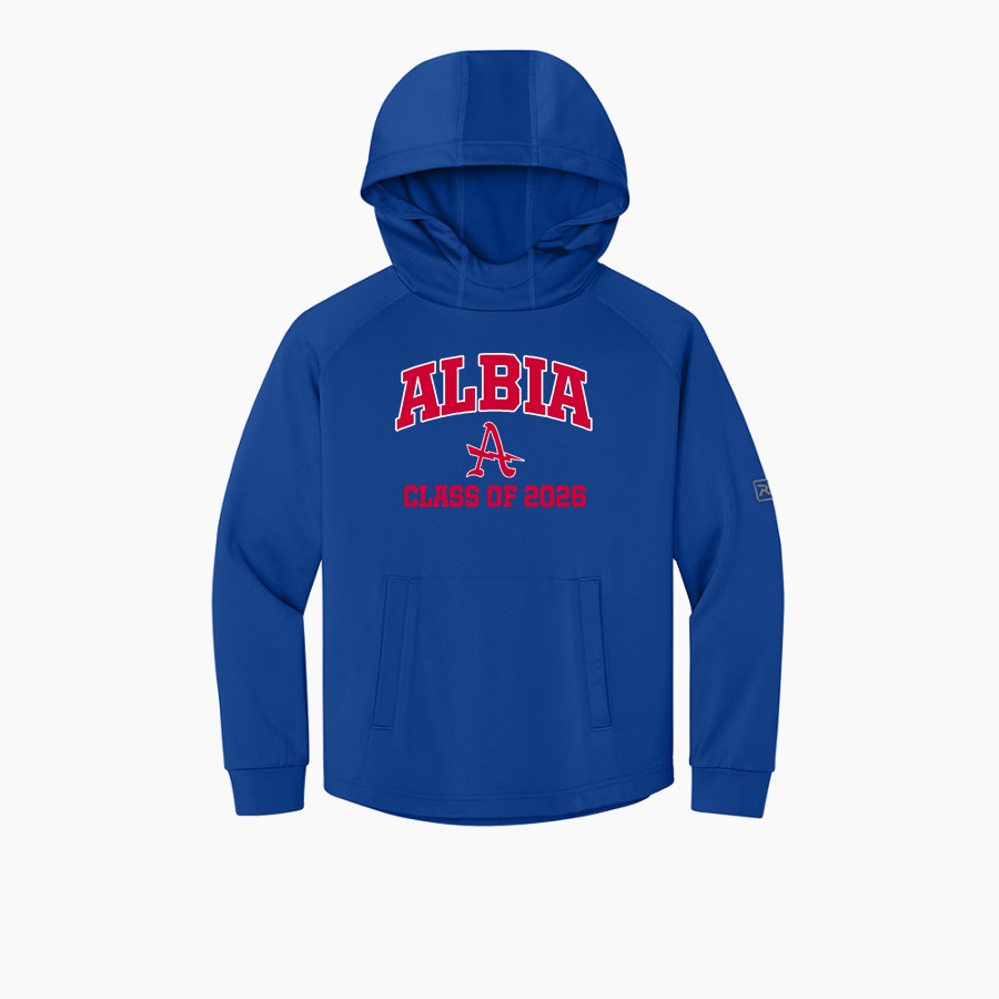 ALBIA HIGH SCHOOL BLUE DEMONS <span class="pdp-name-mascot">ALBIA BLUE DEMONS</span> Richardson Youth Charge Performance Fleece Long Sleeve Hoodie