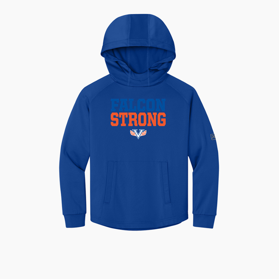VOLUNTEER HIGH SCHOOL FALCONS <span class="pdp-name-mascot">VOLUNTEER FALCONS</span> Richardson Youth Charge Performance Fleece Long Sleeve Hoodie