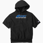Gulf Coast Swim Team Gulf Coast Swim Team Champion Men's Reverse Weave Short Sleeve Hooded Sweatshirt Front Thumbnail