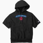 Olathe District Schools School District <span class="pdp-name-mascot">Olathe District S School District</span> Champion Men's Reverse Weave Short Sleeve Hooded Sweatshirt Front Thumbnail