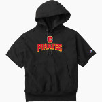 COFFEEVILLE HIGH SCHOOL PIRATES Champion Men's Reverse Weave Short Sleeve Hooded Sweatshirt Front Thumbnail