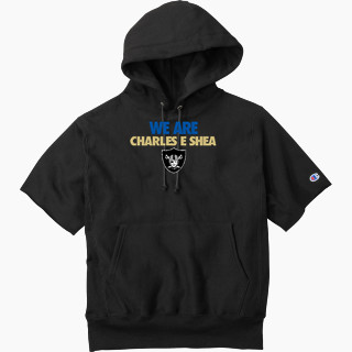 Champion Men's Reverse Weave Short Sleeve Hooded Sweatshirt