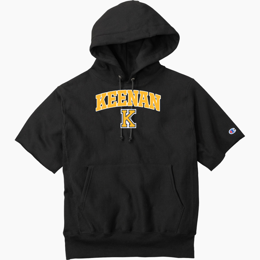 Keenan Raiders <span class="pdp-name-mascot">Keenan Raiders</span> Champion Men's Reverse Weave Short Sleeve Hooded Sweatshirt