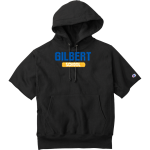 Gilbert Yellowjackets <span class="pdp-name-mascot">Gilbert School Yellowjackets</span> Champion Men's Reverse Weave Short Sleeve Hooded Sweatshirt Front Thumbnail