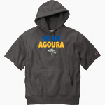 AGOURA HIGH SCHOOL CHARGERS Champion Men's Reverse Weave Short Sleeve Hooded Sweatshirt Front Thumbnail