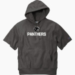 Mounds Park Academy Panthers <span class="pdp-name-mascot">Mounds Park Panthers</span> Champion Men's Reverse Weave Short Sleeve Hooded Sweatshirt Front Thumbnail