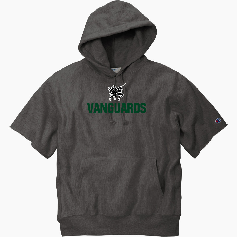 Wisconsin Heights High School Vanguards <span class="pdp-name-mascot">Wisconsin Heights High School</span> Champion Men's Reverse Weave Short Sleeve Hooded Sweatshirt