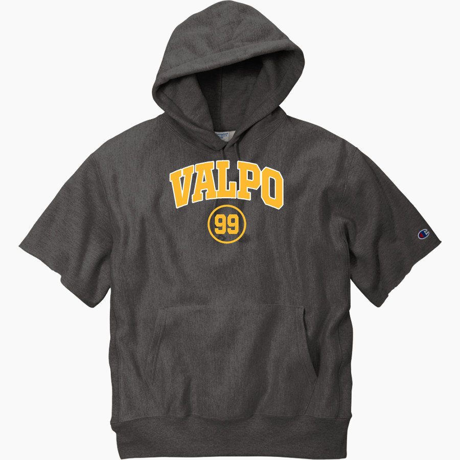 Valparaiso Beacons <span class="pdp-name-mascot">Valparaiso Beacons</span> Champion Men's Reverse Weave Short Sleeve Hooded Sweatshirt