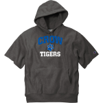 Crow Tigers <span class="pdp-name-mascot">Crow Middle School Tigers</span> Champion Men's Reverse Weave Short Sleeve Hooded Sweatshirt Front Thumbnail