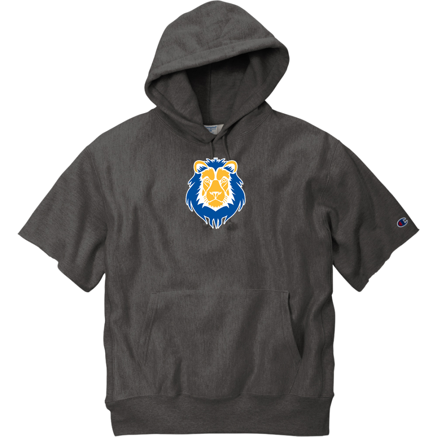 CHESTNUT RIDGE HIGH SCHOOL LIONS <span class="pdp-name-mascot">CHESTNUT RIDGE LIONS</span> Champion Men's Reverse Weave Short Sleeve Hooded Sweatshirt