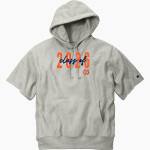 NEW BERLIN HIGH SCHOOL PRETZELS <span class="pdp-name-mascot">NEW BERLIN PRETZELS</span> Champion Men's Reverse Weave Short Sleeve Hooded Sweatshirt Front Thumbnail