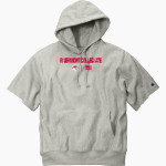 Rivermont Collegiate Lions Champion Men's Reverse Weave Short Sleeve Hooded Sweatshirt Front Thumbnail