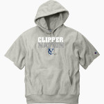 YARMOUTH HIGH SCHOOL CLIPPERS <span class="pdp-name-mascot">YARMOUTH CLIPPERS</span> Champion Men's Reverse Weave Short Sleeve Hooded Sweatshirt Front Thumbnail