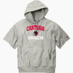 CHATHAM HIGH SCHOOL CAVALIERS <span class="pdp-name-mascot">CHATHAM CAVALIERS</span> Champion Men's Reverse Weave Short Sleeve Hooded Sweatshirt Front Thumbnail