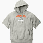 PRAIRIE CITY SCHOOL PANTHERS <span class="pdp-name-mascot">PRAIRIE CITY PANTHERS</span> Champion Men's Reverse Weave Short Sleeve Hooded Sweatshirt Front Thumbnail