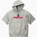 MMI PREPARATORY SCHOOL PREPPERS Champion Men's Reverse Weave Short Sleeve Hooded Sweatshirt Front Thumbnail