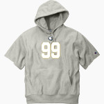 Akins Eagles <span class="pdp-name-mascot">Akins Eagles</span> Champion Men's Reverse Weave Short Sleeve Hooded Sweatshirt Front Thumbnail