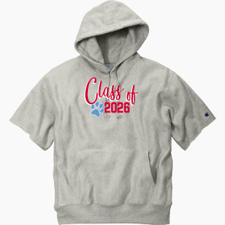 Champion Men's Reverse Weave Short Sleeve Hooded Sweatshirt