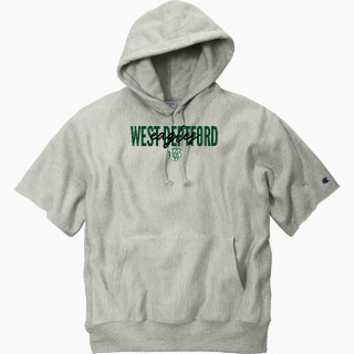 Champion Men's Reverse Weave Short Sleeve Hooded Sweatshirt