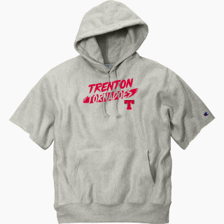 Champion Men's Reverse Weave Short Sleeve Hooded Sweatshirt