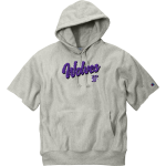 JJC Wolves <span class="pdp-name-mascot">JJC Wolves</span> Champion Men's Reverse Weave Short Sleeve Hooded Sweatshirt Front Thumbnail