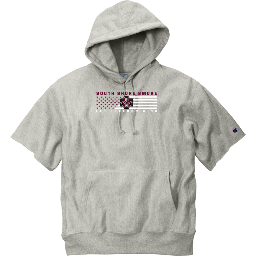 South Shore Smoke Smoke <span class="pdp-name-mascot">South Shore Smoke Smoke</span> Champion Men's Reverse Weave Short Sleeve Hooded Sweatshirt