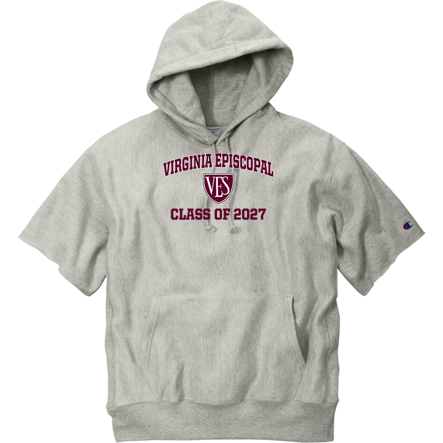 VIRGINIA EPISCOPAL SCHOOL BISHOPS <span class="pdp-name-mascot">VIRGINIA EPISCOPAL BISHOPS</span> Champion Men's Reverse Weave Short Sleeve Hooded Sweatshirt