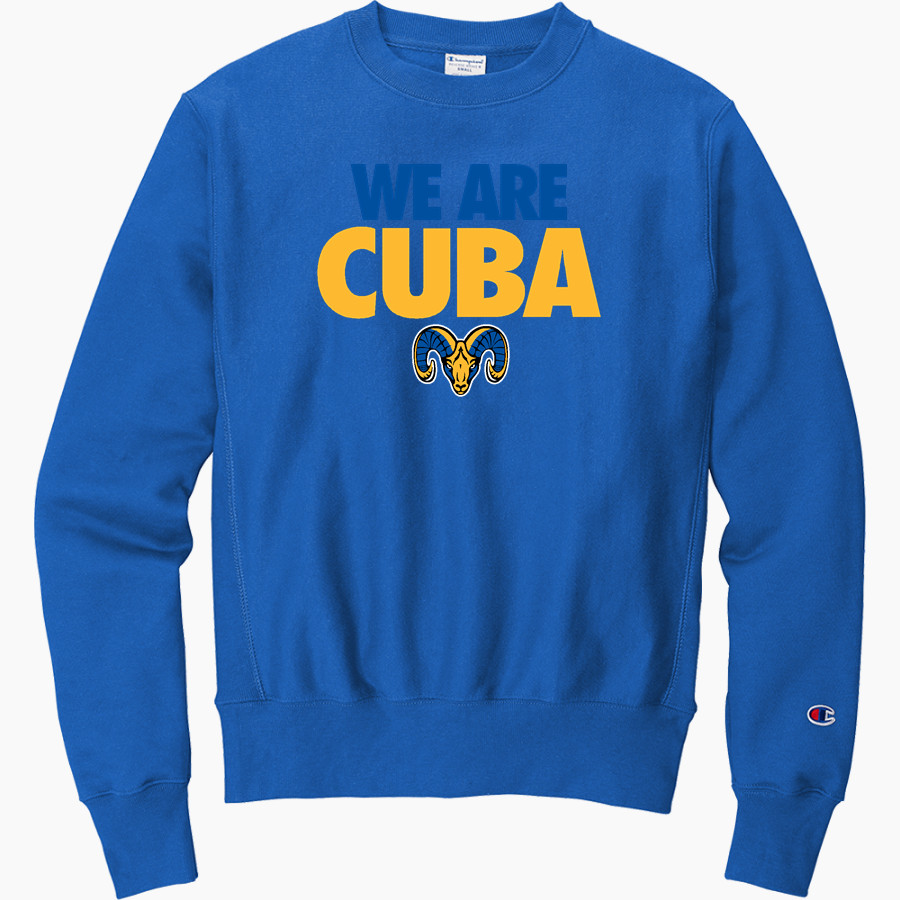 CUBA HIGH SCHOOL RAMS <span class="pdp-name-mascot">CUBA RAMS</span> Champion Men's Reverse Weave Crewneck Sweatshirt