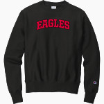 Jupiter Christian Eagles <span class="pdp-name-mascot">Jupiter Eagles</span> Champion Men's Reverse Weave Crewneck Sweatshirt Front Thumbnail