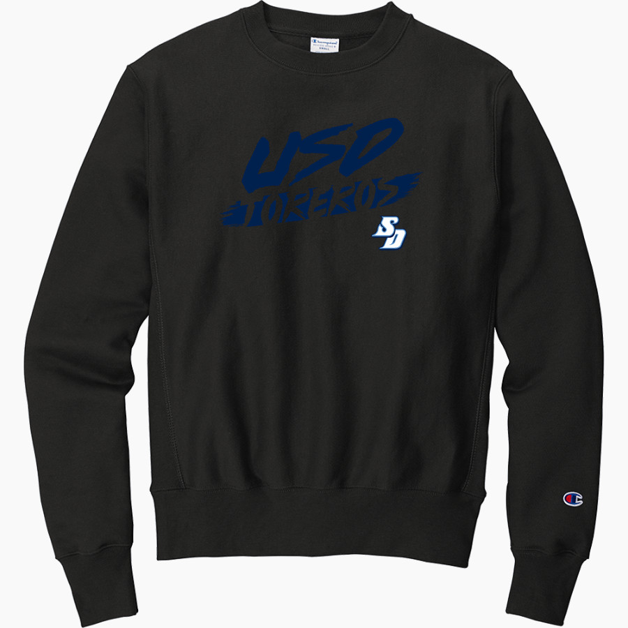 University of San Diego Toreros <span class="pdp-name-mascot">USD Toreros</span> Champion Men's Reverse Weave Crewneck Sweatshirt