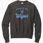 Kingdom Prep Wolfpack <span class="pdp-name-mascot">Kingdom Prep Wolfpack</span> Champion Men's Reverse Weave Crewneck Sweatshirt Front Thumbnail