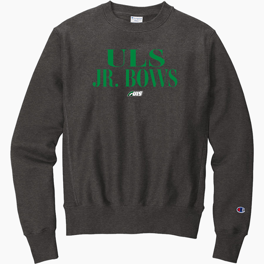 ULS Jr. Bows <span class="pdp-name-mascot">Junior Rainbows</span> Champion Men's Reverse Weave Crewneck Sweatshirt