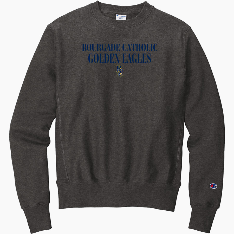 Bourgade Catholic Golden Eagles <span class="pdp-name-mascot">Bourgade Catholic Golden Eagles</span> Champion Men's Reverse Weave Crewneck Sweatshirt