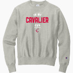 CHATHAM HIGH SCHOOL CAVALIERS <span class="pdp-name-mascot">CHATHAM CAVALIERS</span> Champion Men's Reverse Weave Crewneck Sweatshirt Front Thumbnail