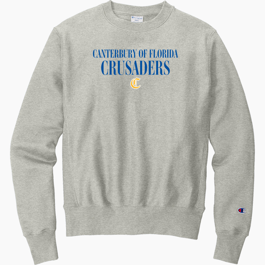CANTERBURY SCHOOL OF FLORIDA CRUSADERS <span class="pdp-name-mascot">CANTERBURY OF FLORIDA CRUSADERS</span> Champion Men's Reverse Weave Crewneck Sweatshirt