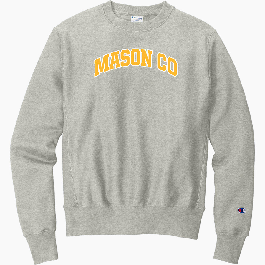 MASON CO CENTRAL HIGH SCHOOL SPARTANS <span class="pdp-name-mascot">MASON CO SPARTANS</span> Champion Men's Reverse Weave Crewneck Sweatshirt