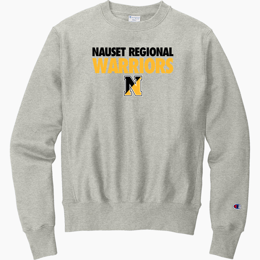 NAUSET REGIONAL HIGH SCHOOL WARRIORS <span class="pdp-name-mascot">NAUSET REGIONAL WARRIORS</span> Champion Men's Reverse Weave Crewneck Sweatshirt